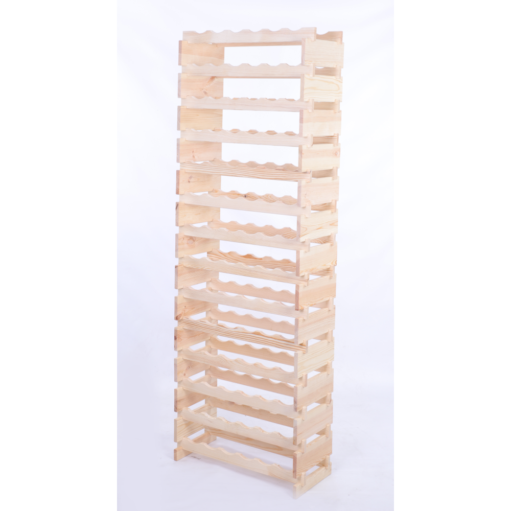 Stojak na butelki regał modułowy na wino 14x6 but POLSKI EKO BEZ NARZĘDZI