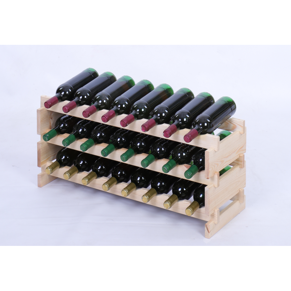 Stojak na wino regał modułowy na butelki 3x8 but WSZYSTKIE TYPY BUTELEK