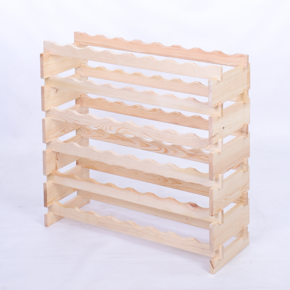 Stojak na wino regał modułowy na butelki 6x8 but BUDUJ JAK KLOCKI EKO