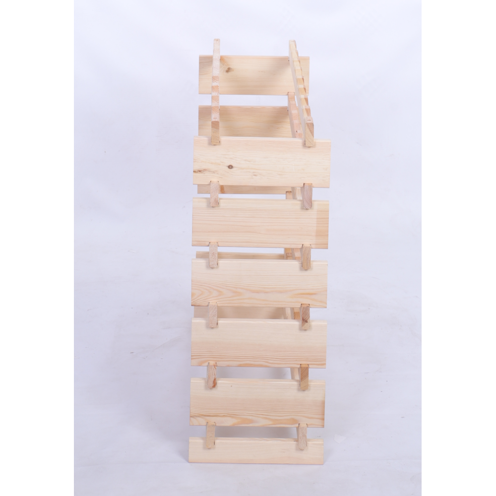 Stojak na wino regał modułowy na butelki 6x8 but BUDUJ JAK KLOCKI EKO