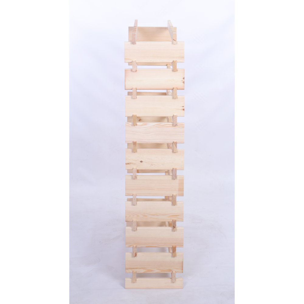 Stojak na wino regał modułowy na butelki 10x8 but DUŻY MONTAŻ BEZ NARZĘDZI