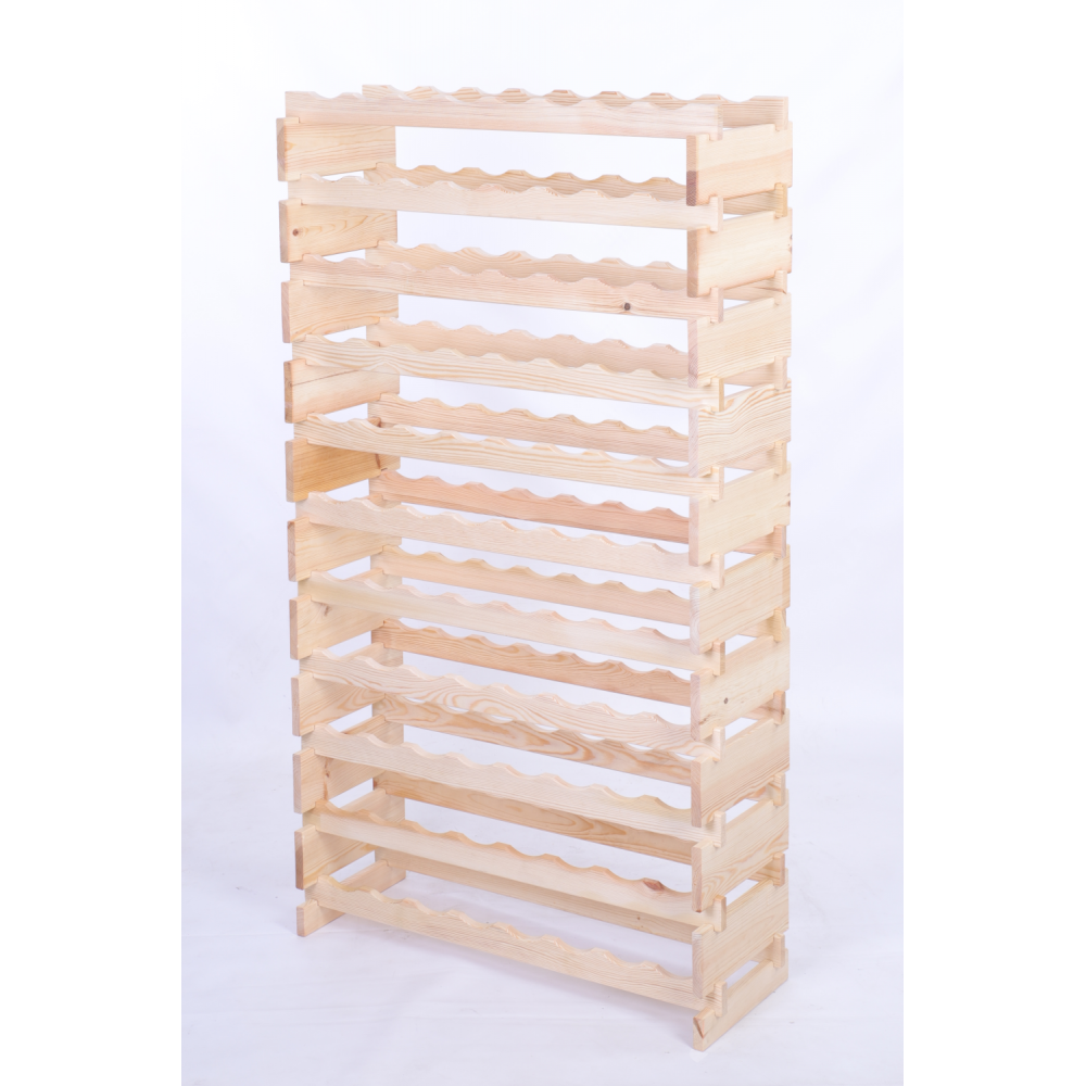 Stojak na wino regał modułowy na butelki 11x8 but DUŻY MONTAŻ BEZ NARZĘDZI