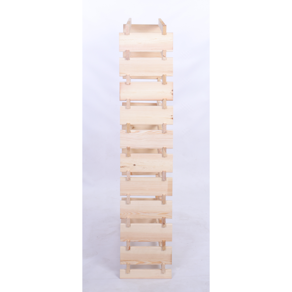 Stojak na wino regał modułowy na butelki 11x8 but DUŻY MONTAŻ BEZ NARZĘDZI