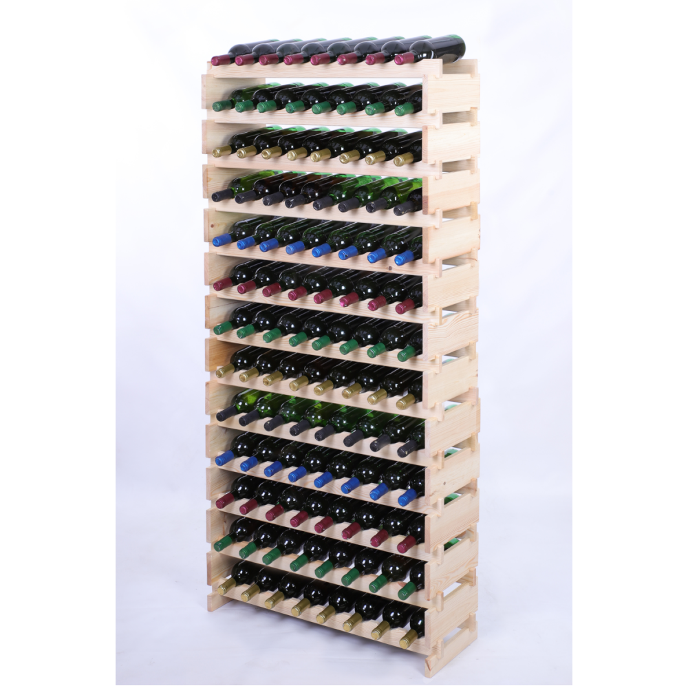 Stojak na wino regał modułowy na butelki 13x8 but WSZYSTKIE TYPY BUTELEK