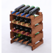 Stojak na wino regał modułowy na butelki 4x4 but WĄSKI ECO BEZ NARZĘDZI