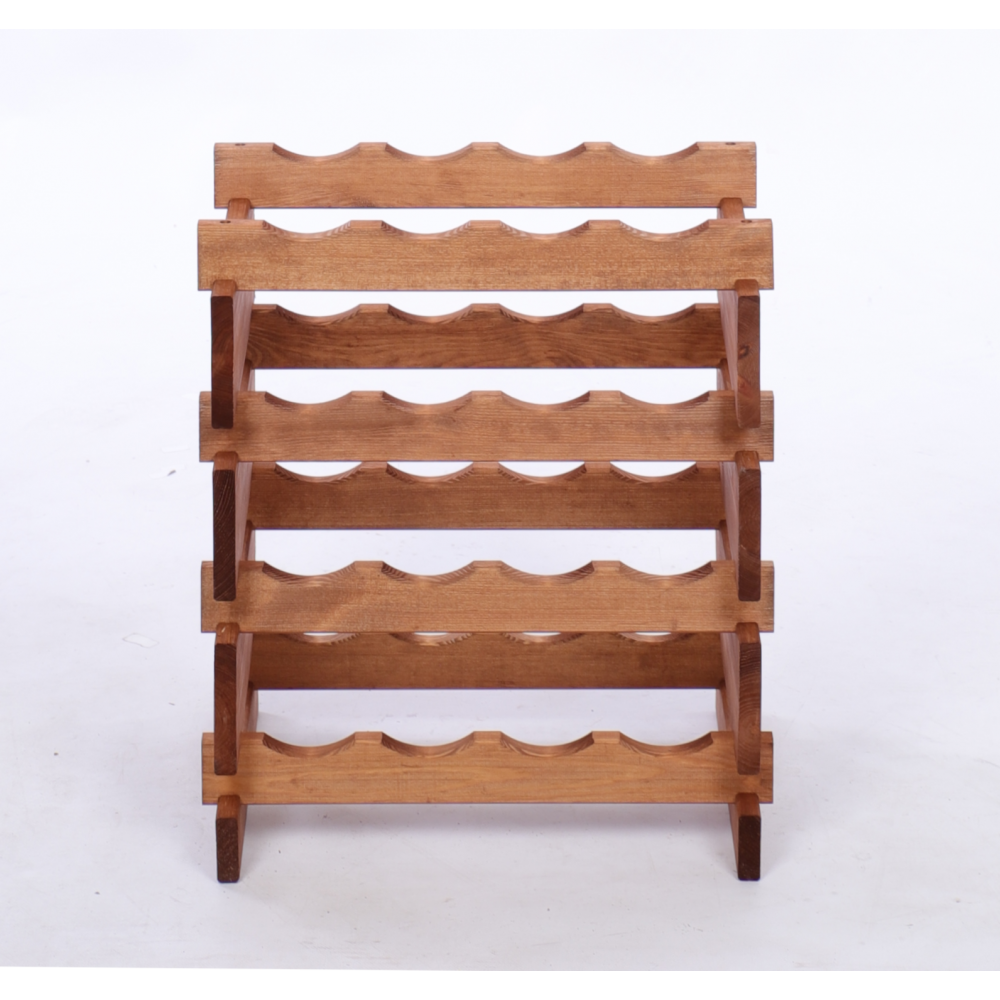 Stojak na wino regał modułowy na butelki 4x4 but WĄSKI ECO BEZ NARZĘDZI