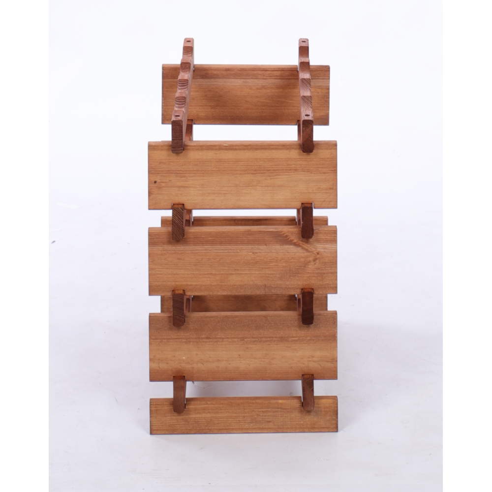 Stojak na wino regał modułowy na butelki 4x4 but WĄSKI ECO BEZ NARZĘDZI