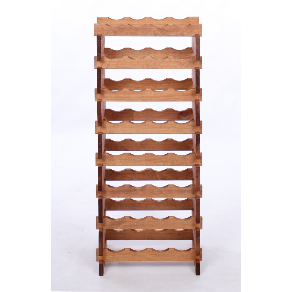 Stojak na wino regał modułowy na butelki 8x4 but WĄSKI ECO BEZ NARZĘDZI