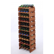 Stojak na wino regał modułowy na butelki 10x4 but DUŻY MONTAŻ BEZ NARZĘDZI