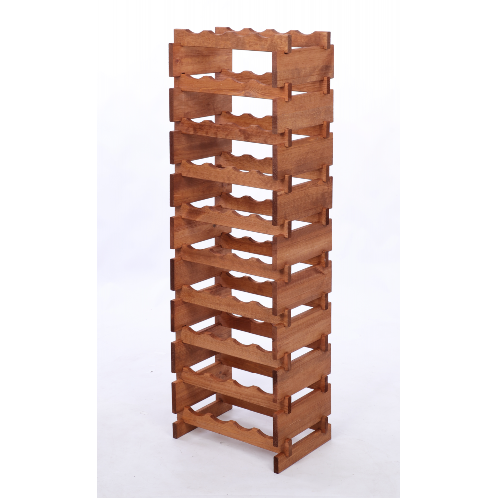 Stojak na wino regał modułowy na butelki 10x4 but DUŻY MONTAŻ BEZ NARZĘDZI