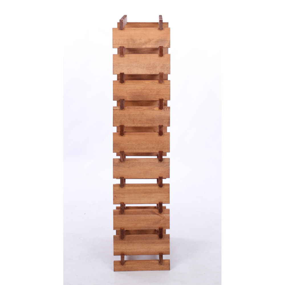 Stojak na wino regał modułowy na butelki 10x4 but DUŻY MONTAŻ BEZ NARZĘDZI