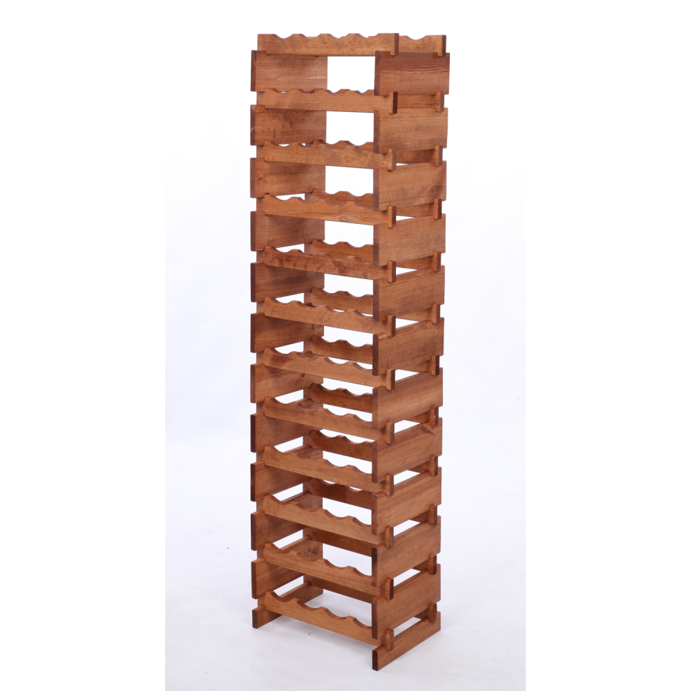 Stojak na wino regał modułowy na butelki 12x4 but DUŻY MONTAŻ BEZ NARZĘDZI