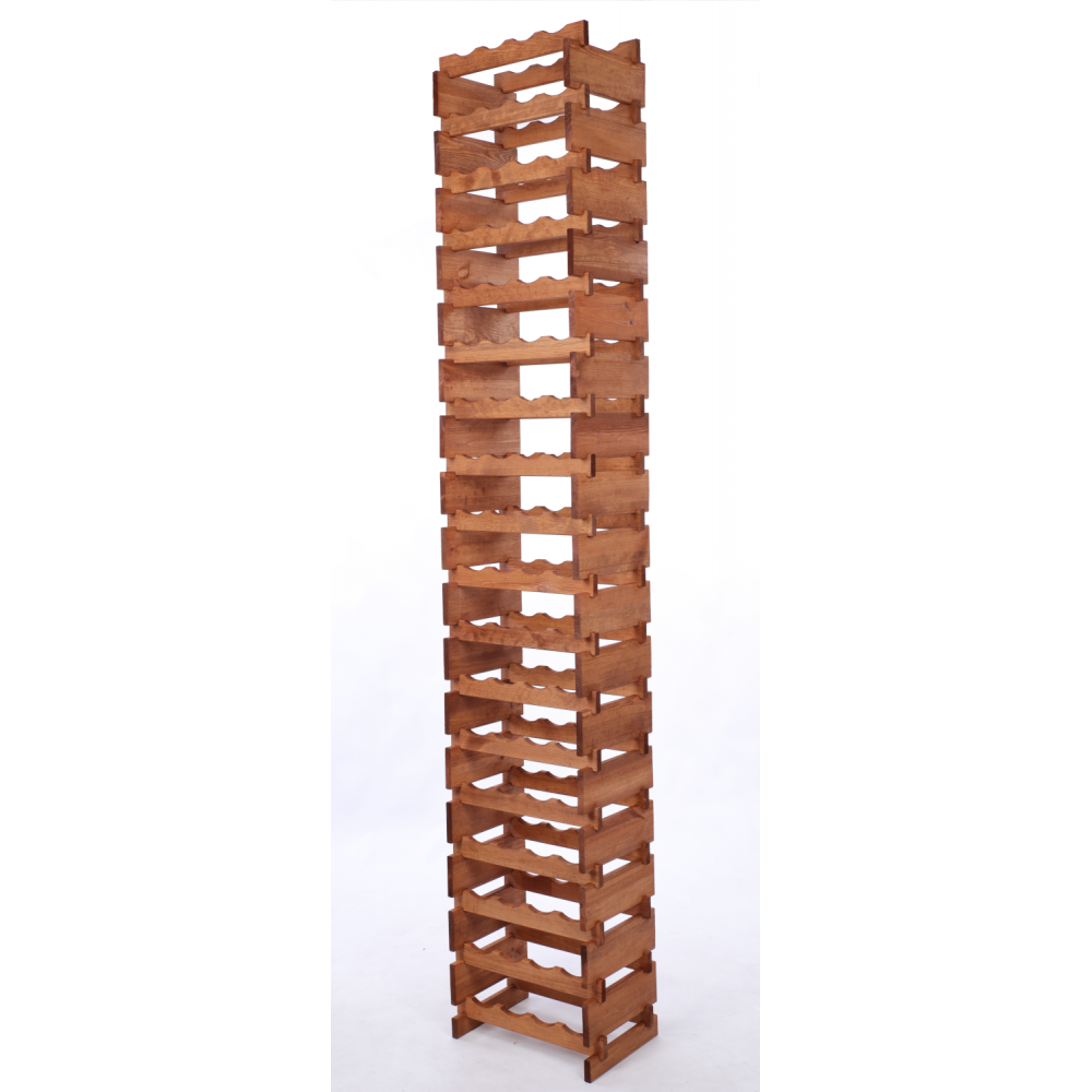 Stojak na wino regał modułowy na butelki 18x4 but WYSOKI BEZ NARZĘDZI