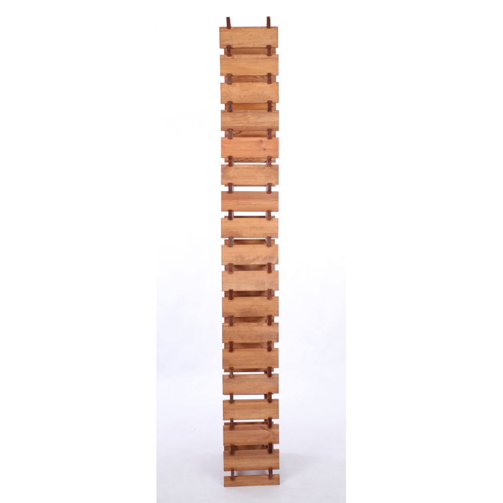 Stojak na wino regał modułowy na butelki 18x4 but WYSOKI BEZ NARZĘDZI