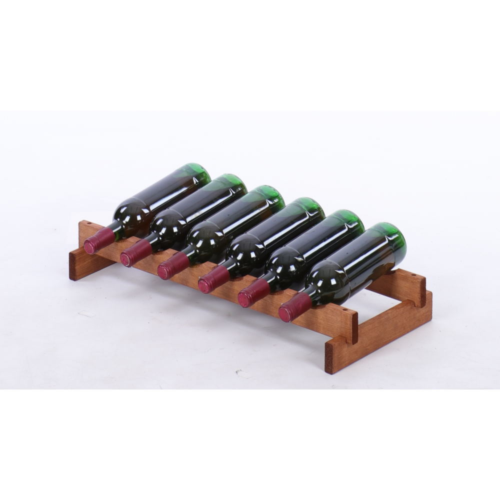 Stojak na butelki regał modułowy na wino 1x6 but POLSKI EKO BEZ NARZĘDZI