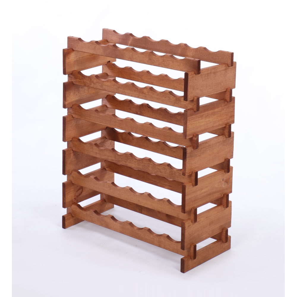 Stojak na butelki regał modułowy na wino 6x6 but BUDUJ JAK KLOCKI ECO