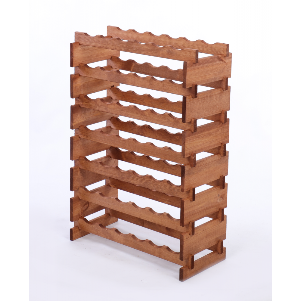 Stojak na butelki regał modułowy na wino 7x6 but BUDUJ JAK KLOCKI ECO