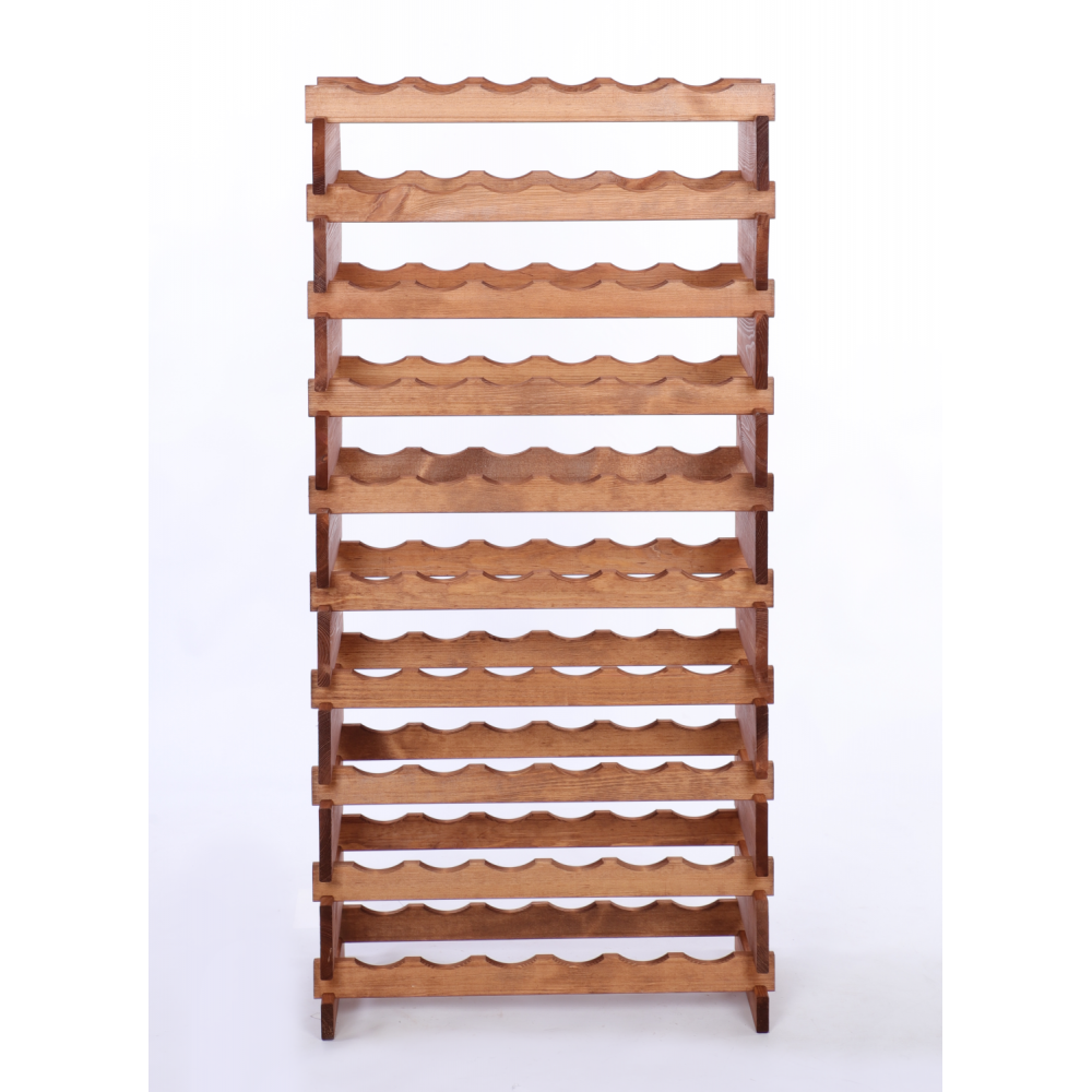 Stojak na butelki regał modułowy na wino 10x6 but DUŻY MONTAŻ BEZ NARZĘDZI