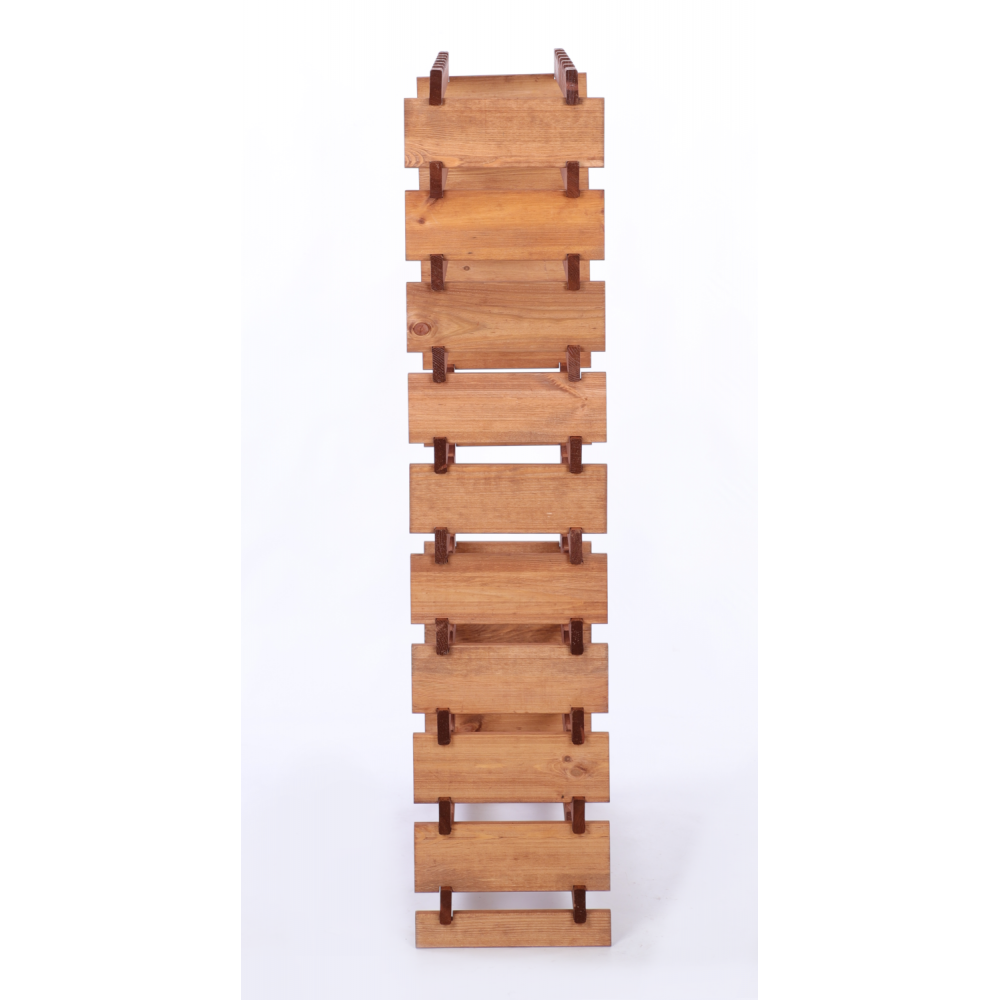 Stojak na butelki regał modułowy na wino 10x6 but DUŻY MONTAŻ BEZ NARZĘDZI