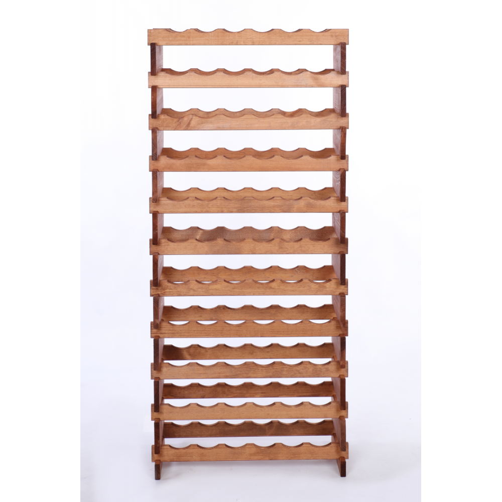 Stojak na butelki regał modułowy na wino 11x6 but DUŻY MONTAŻ BEZ NARZĘDZI