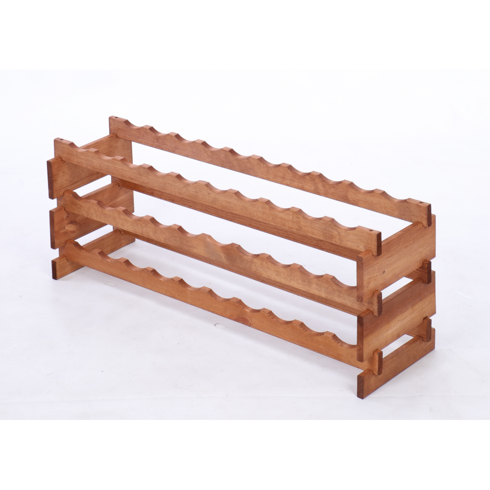 Stojak na wino regał modułowy na butelki 3x10 but POJEMNY BEZ NARZĘDZI