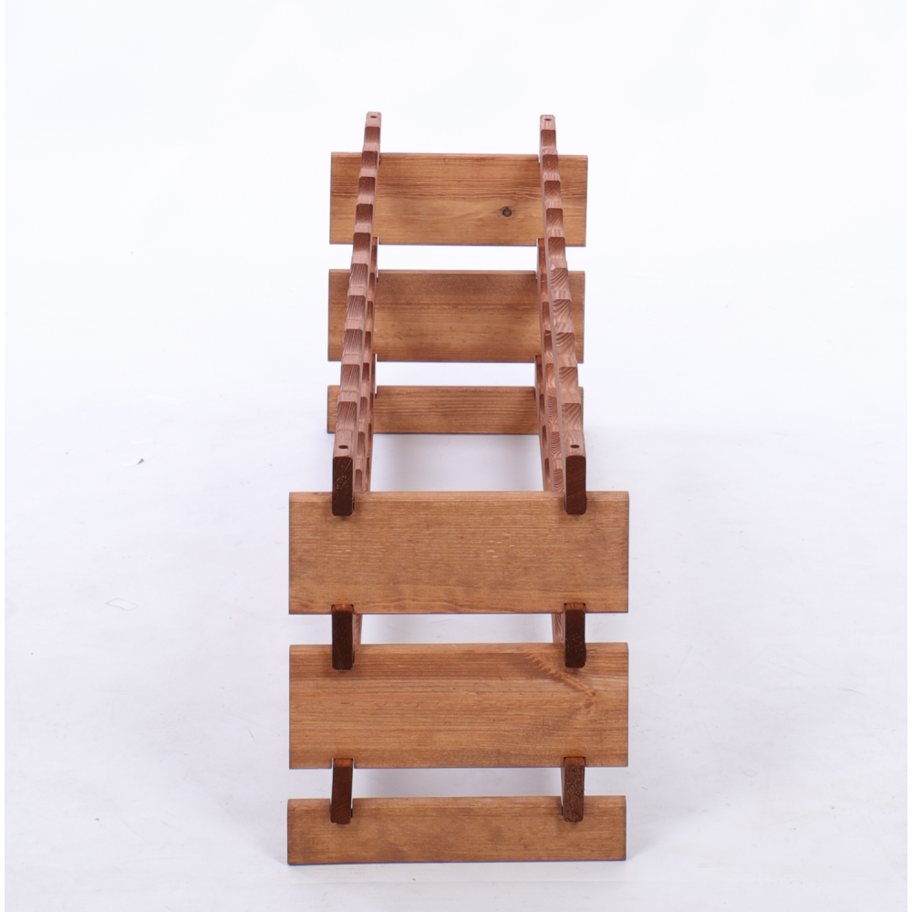 Stojak na wino regał modułowy na butelki 3x10 but POJEMNY BEZ NARZĘDZI