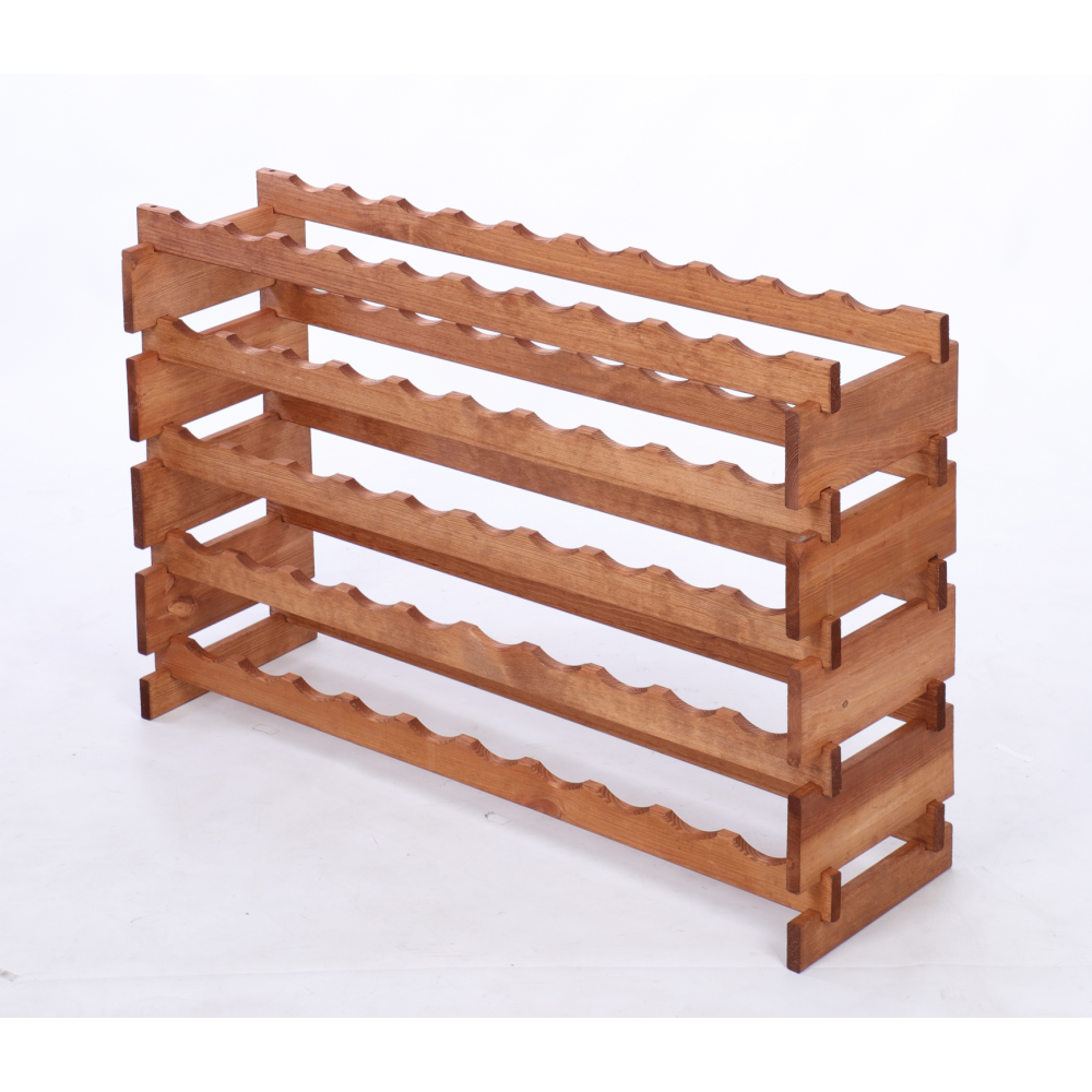 Stojak na wino regał modułowy na butelki 5x10 but BUDUJ JAK KLOCKI EKO