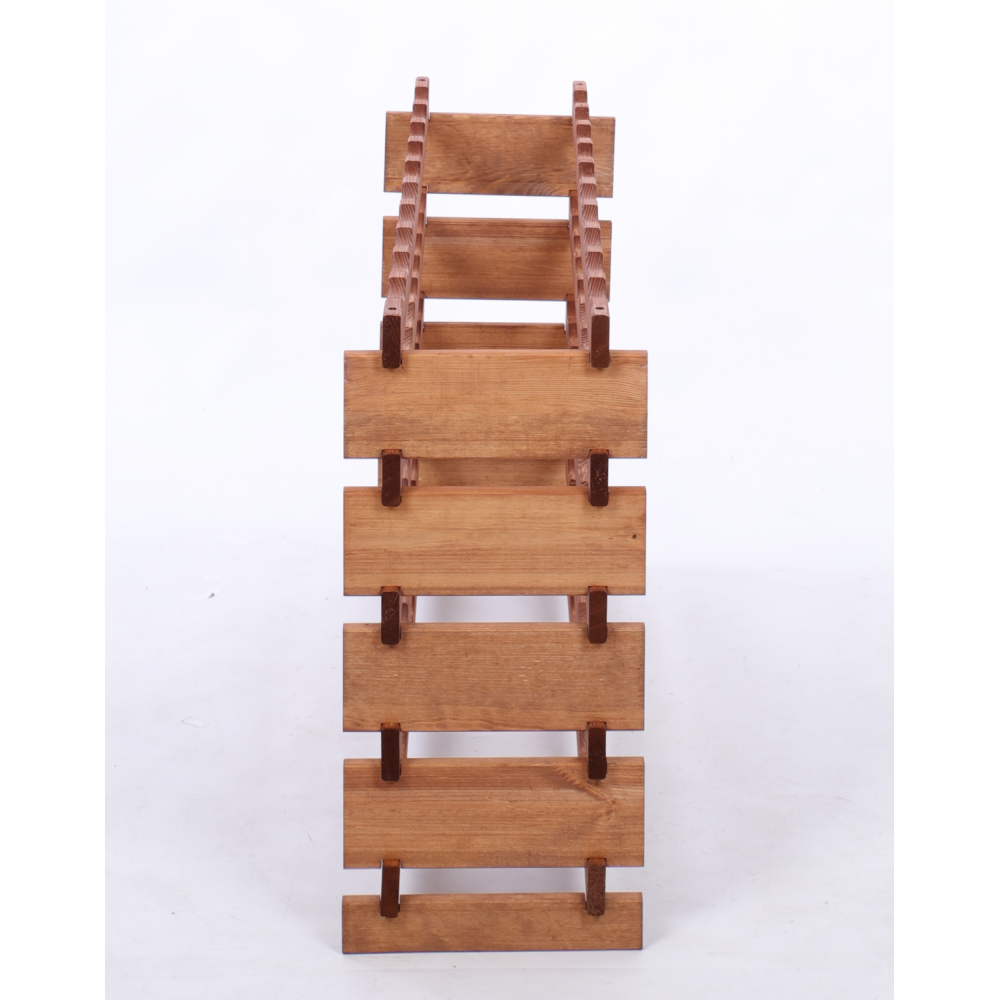 Stojak na wino regał modułowy na butelki 5x10 but BUDUJ JAK KLOCKI EKO