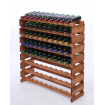 Stojak na wino regał modułowy na butelki 8x10 but POJEMNY BEZ NARZĘDZI