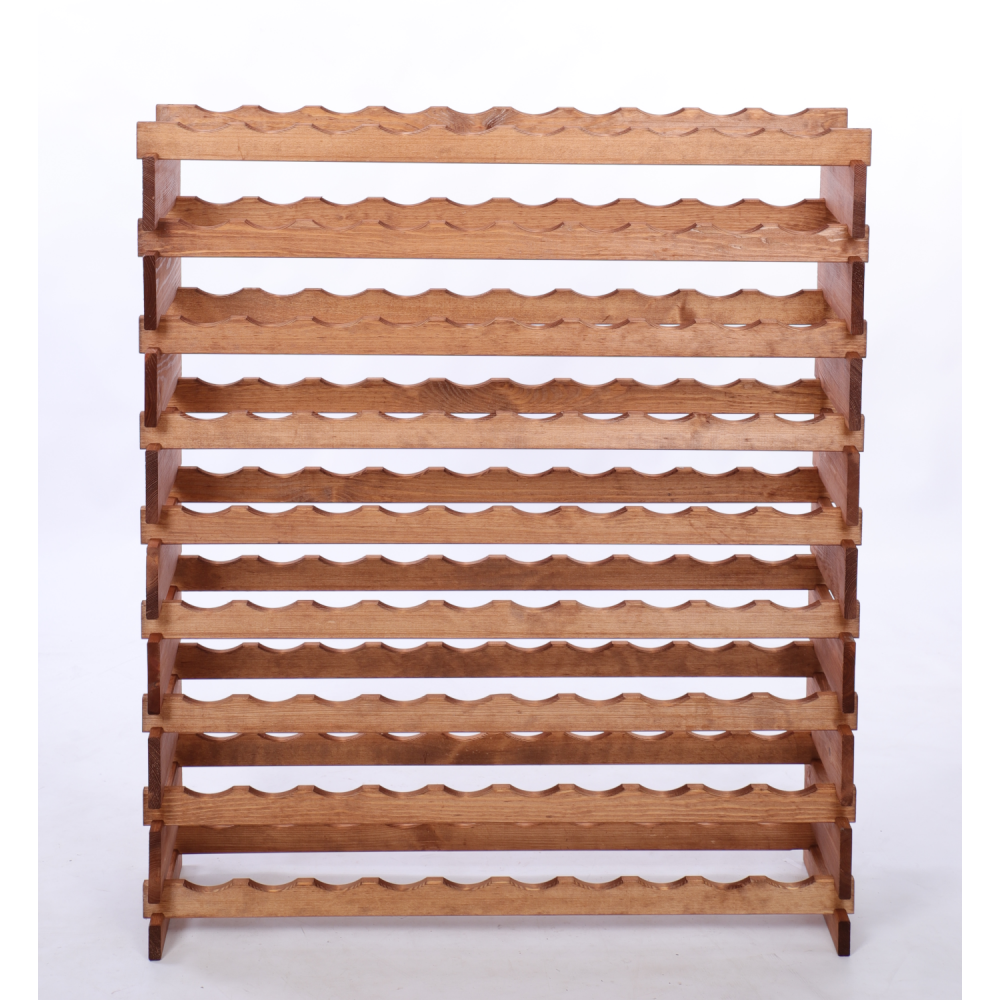 Stojak na wino regał modułowy na butelki 9x10 but POJEMNY BEZ NARZĘDZI