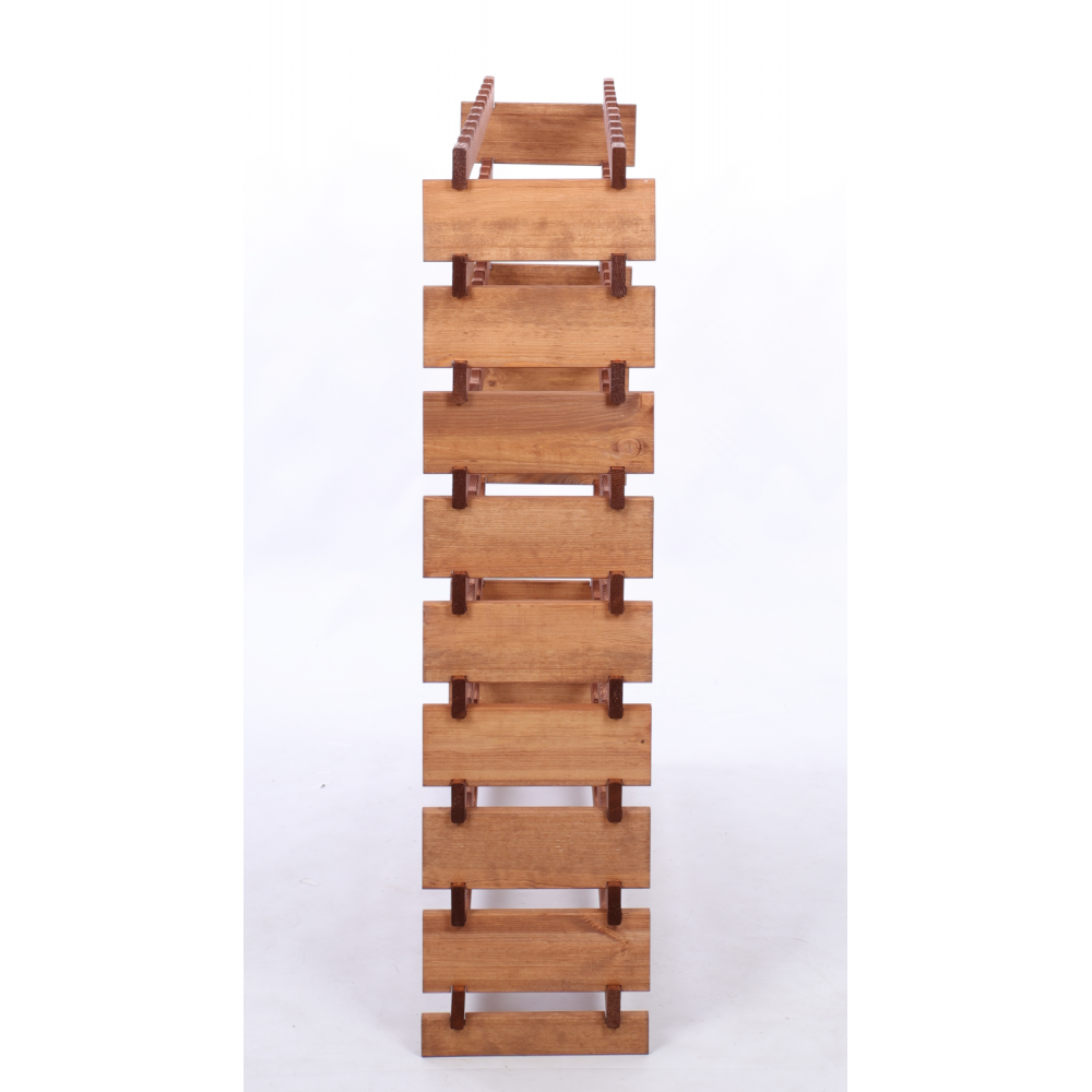 Stojak na wino regał modułowy na butelki 9x10 but POJEMNY BEZ NARZĘDZI