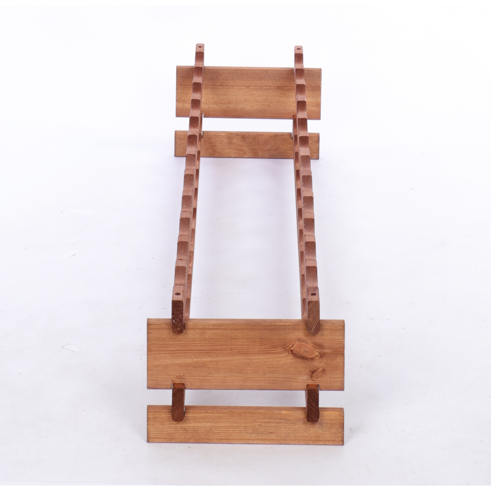 Stojak na wino regał modułowy na butelki 2x12 but SZEROKI BEZ NARZĘDZI