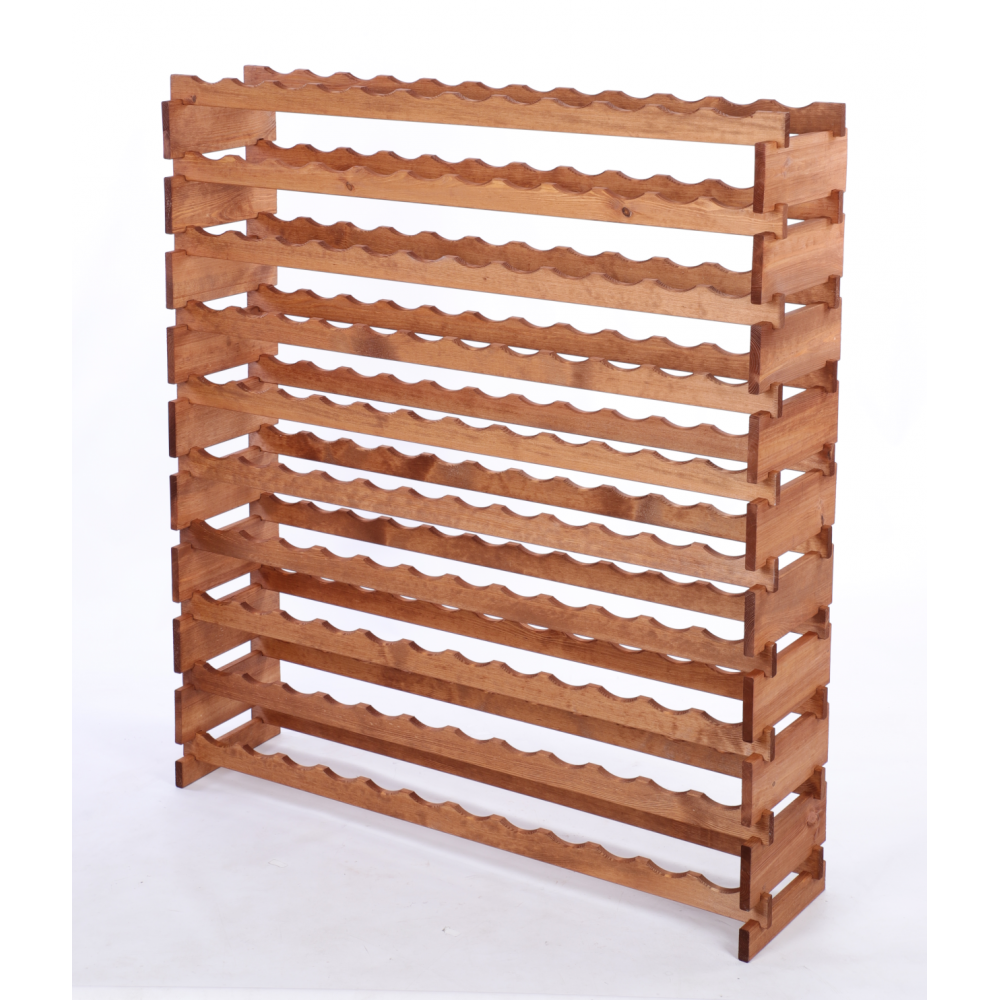 Stojak na wino regał modułowy na butelki 10x12 but DUŻY MONTAŻ BEZ NARZĘDZI