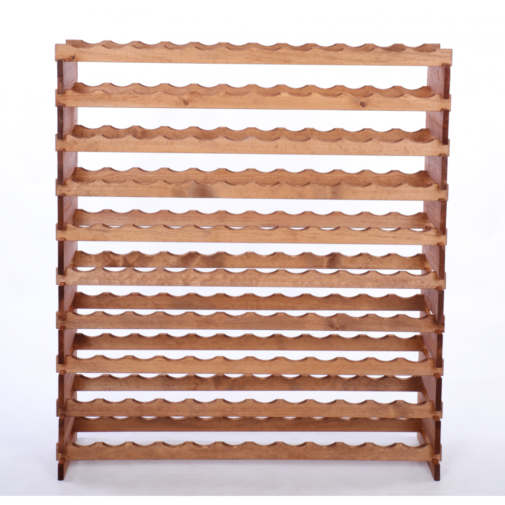 Stojak na wino regał modułowy na butelki 10x12 but DUŻY MONTAŻ BEZ NARZĘDZI