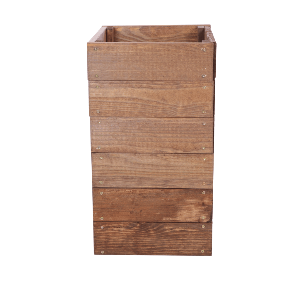 Skrzynia na warzywa skrzynie na warzywniak inspekt donica grządka 54x33x30