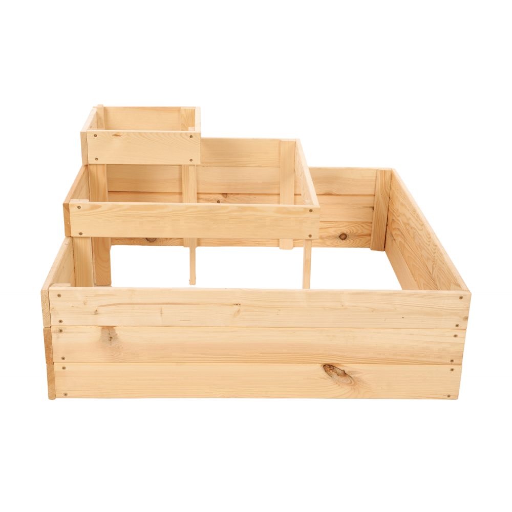 Skrzynia drewniana narożna na warzywniak donica inspekt 45x90x90 GRATISY