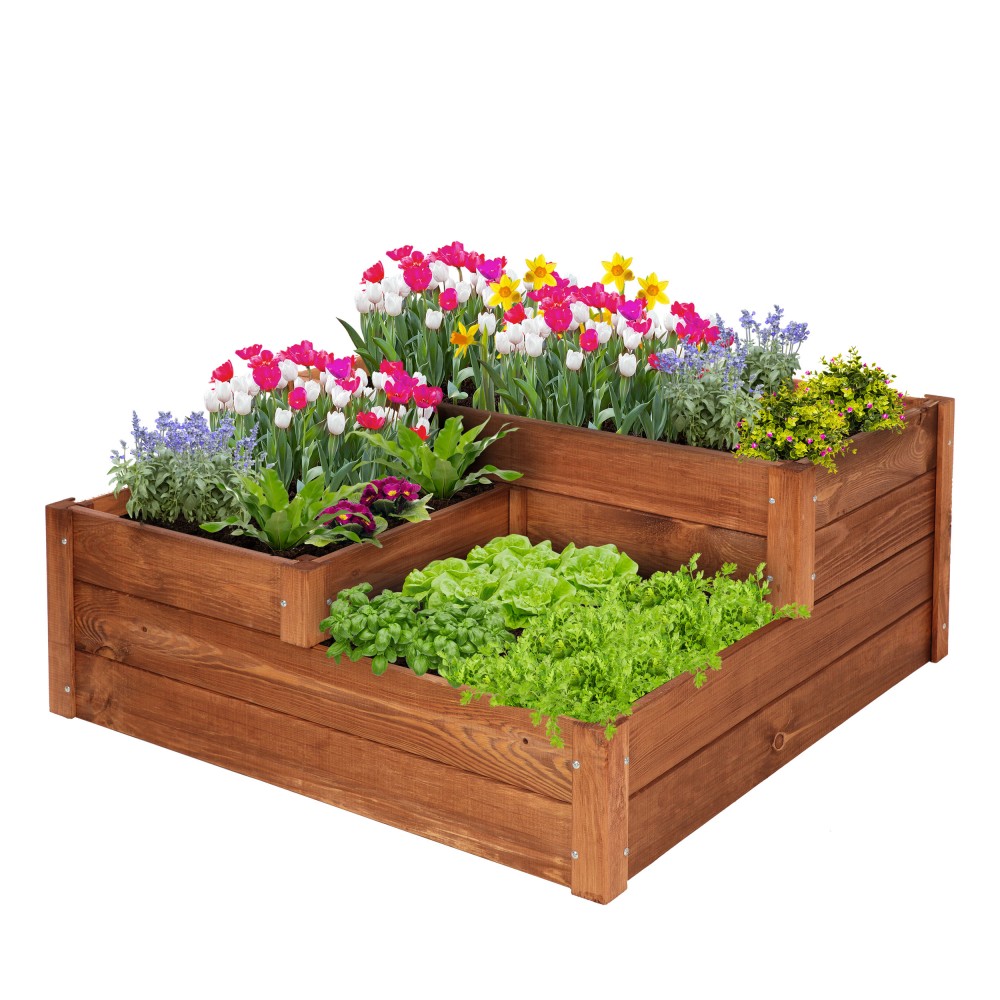 Skrzynia na warzywa warzywniak grządka IMPREGNOWANY 36x80x80 INSPEKT EKO