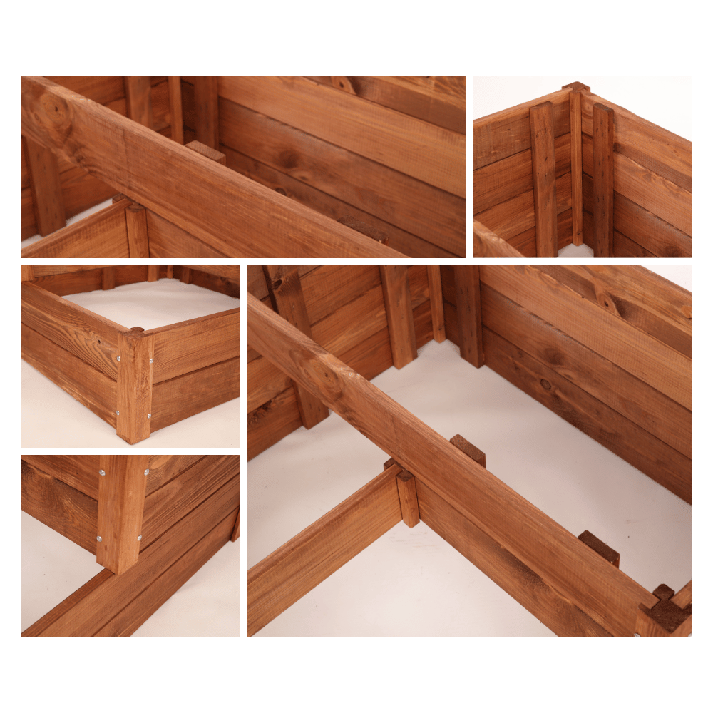 Skrzynia na warzywa warzywniak grządka IMPREGNOWANY 36x80x80 INSPEKT EKO