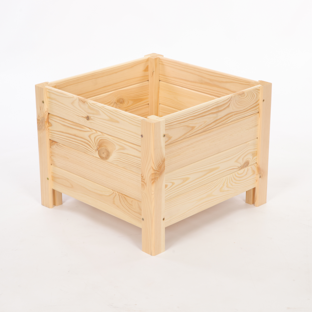 Drewniana donica ogrodowa doniczka skrzynka na kwiaty 31x40x40 EKO