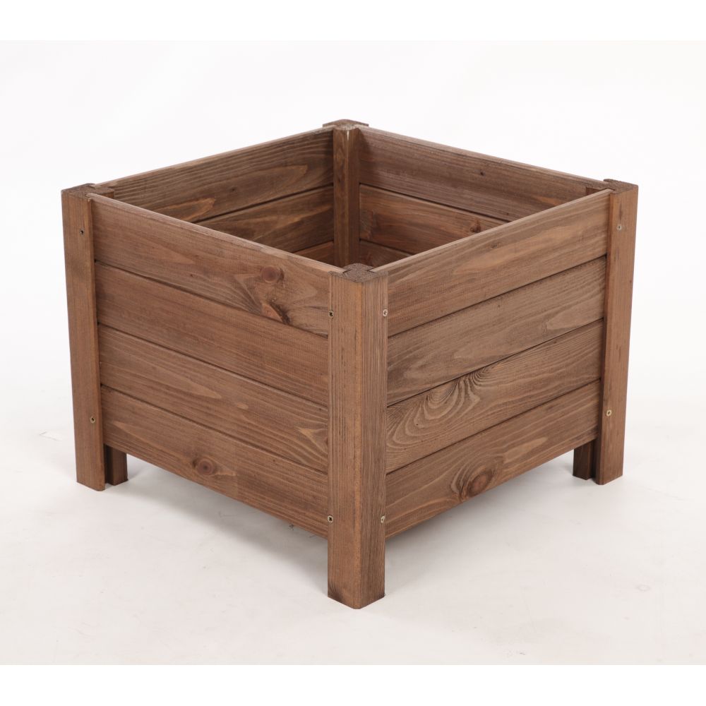 Drewniana donica ogrodowa doniczka skrzynka na kwiaty 31x40x40 na nogach