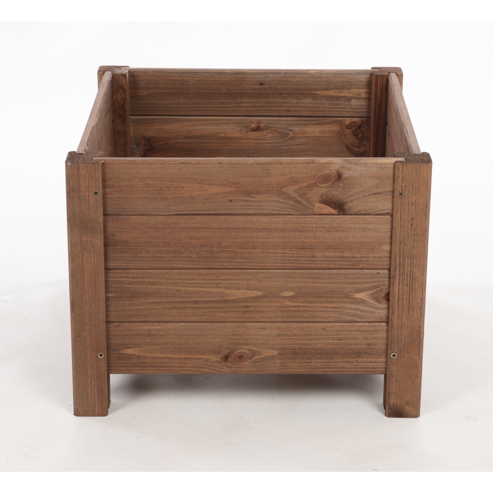 Drewniana donica ogrodowa doniczka skrzynka na kwiaty 31x40x40 na nogach