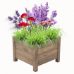 Drewniana donica ogrodowa doniczka skrzynka na kwiaty 31x40x40 na nogach