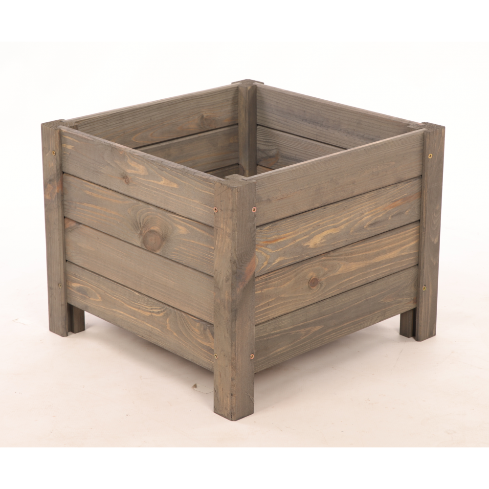 Drewniana donica ogrodowa doniczka skrzynka na kwiaty 31x40x40 na nogach