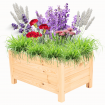 Drewniana donica ogrodowa doniczka skrzynka na kwiaty 31x60x40 na nogach