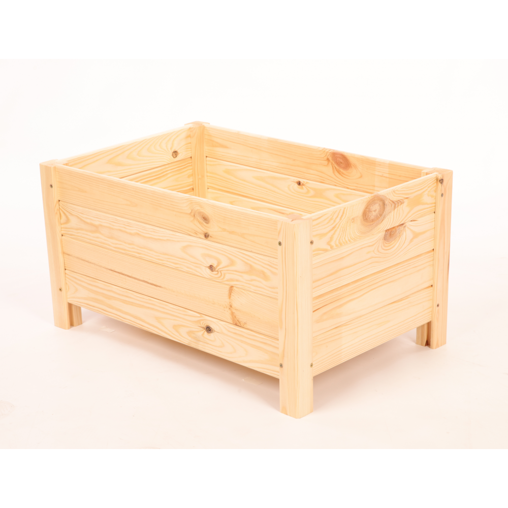 Drewniana donica ogrodowa doniczka skrzynka na kwiaty 31x60x40 na nogach