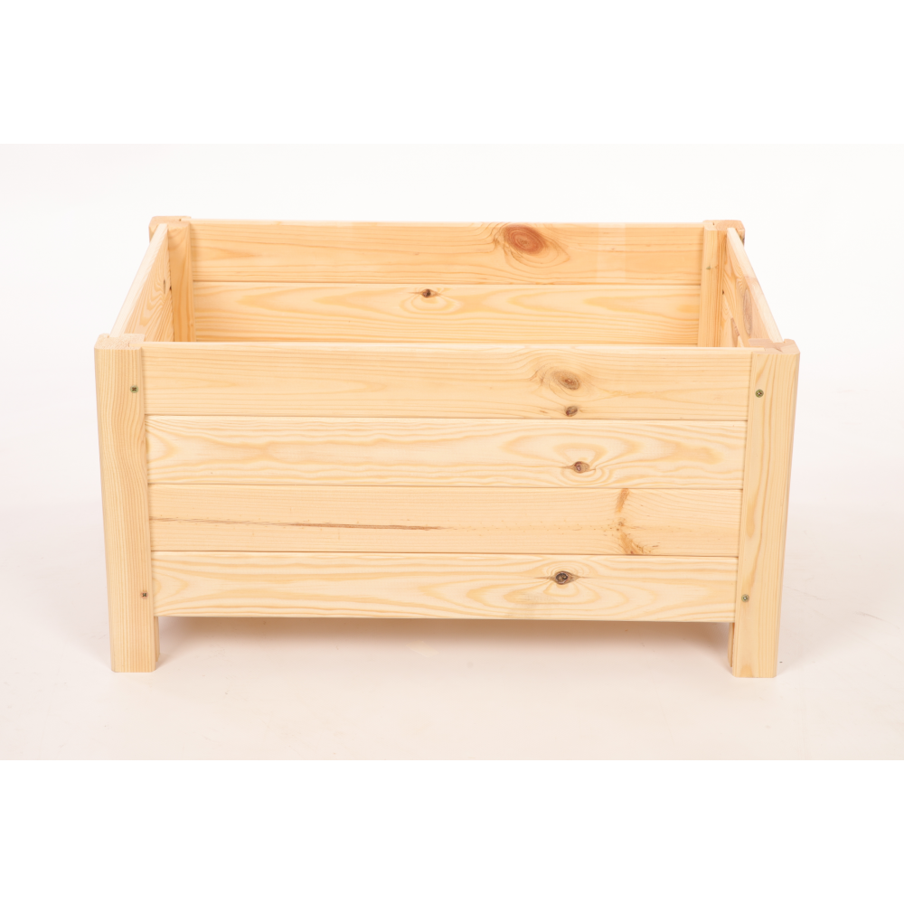 Drewniana donica ogrodowa doniczka skrzynka na kwiaty 31x60x40 na nogach