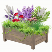 Drewniana donica ogrodowa doniczka skrzynka na kwiaty 31x80x40 na nogach