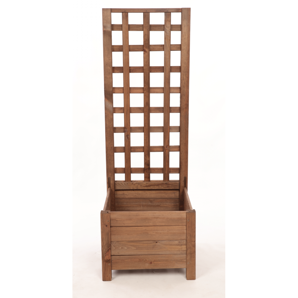 Drewniana pergola ogrodowa doniczka skrzynka na kwiaty 116x40x40 EKO