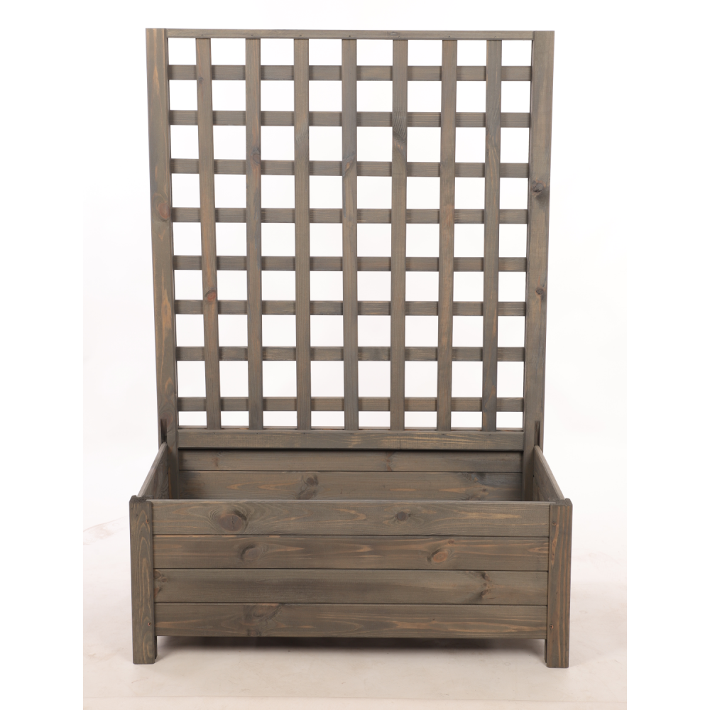 Drewniana pergola ogrodowa doniczka skrzynka na kwiaty 116x80x40 EKO