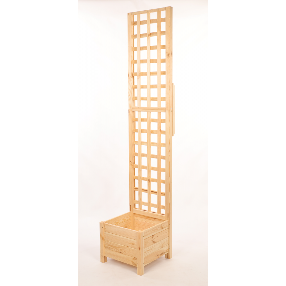 Pergola drewniana wysoka doniczka skrzynka na kwiaty 190x40x40 na nogach